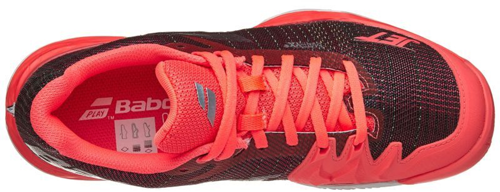 Женские Кроссовки теннисные Babolat Jet Mach II Clay Women - fluo pink/silver/fandango
