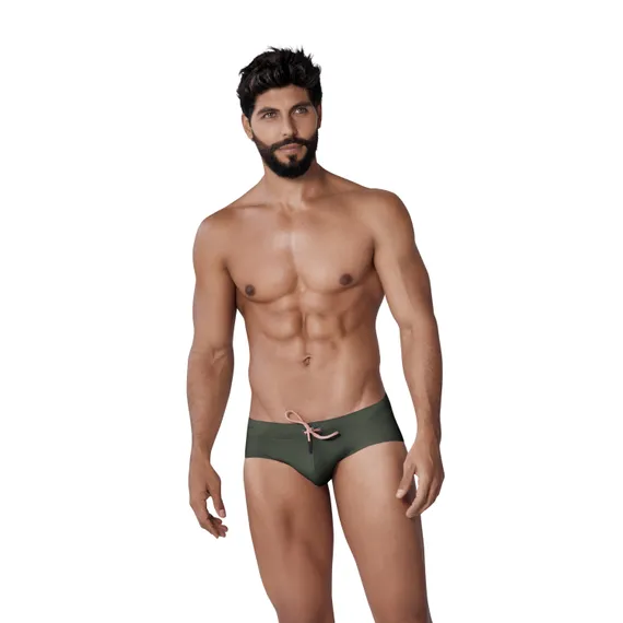 Мужские плавки зеленые Clever Moda KIN SWIMSUIT BRIEF 132810