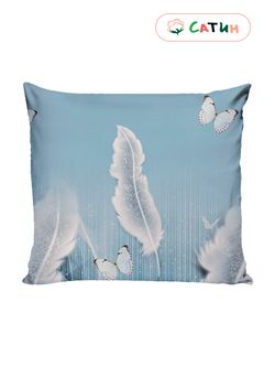 Наволочка 1шт сатин Milky Garden "Yuanli" 70x70 см на молнии