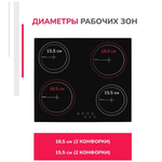 Варочная панель электрическая SIMFER H60D14B024