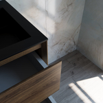 База под раковину Luka 600 подвесная, 2 выкатных ящика soft-close, С.Oak