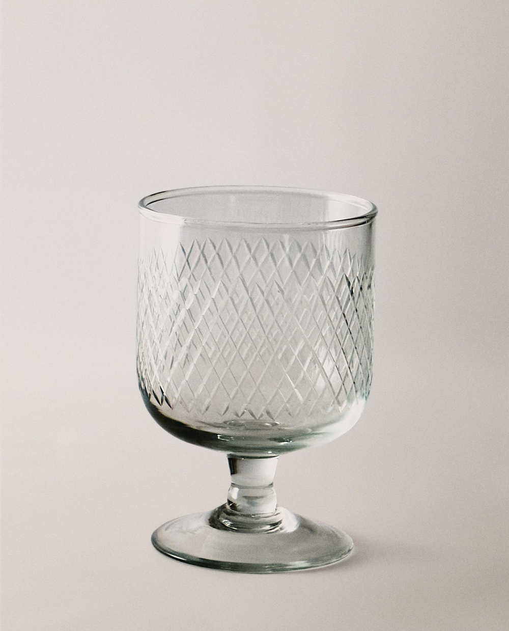 Zara Home бокал из стекла, цвет прозрачный, 11 см