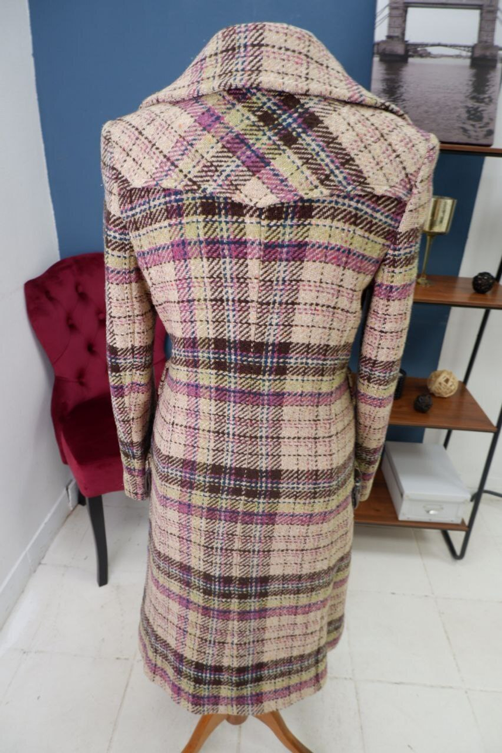 Пальто Axara в клетку 46 размер