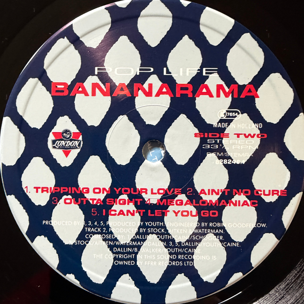 Bananarama ‎– Pop Life (Голландия 1991г.)