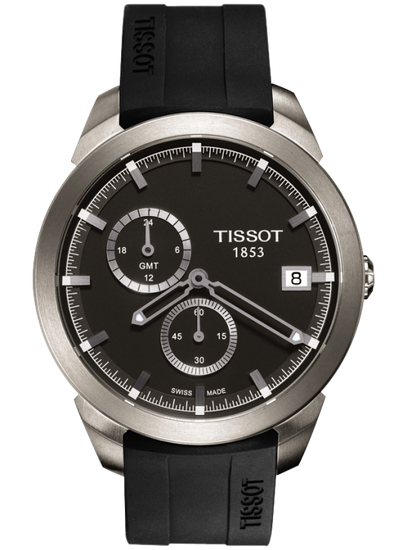 Мужские швейцарские часы Tissot T-Sport Titanium GMT T069.439.47.061.00
