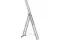 Лестница трехсекционная &quot;АЛЮМЕТ&quot; 11-и ступенчатая алюминиевая (5311)