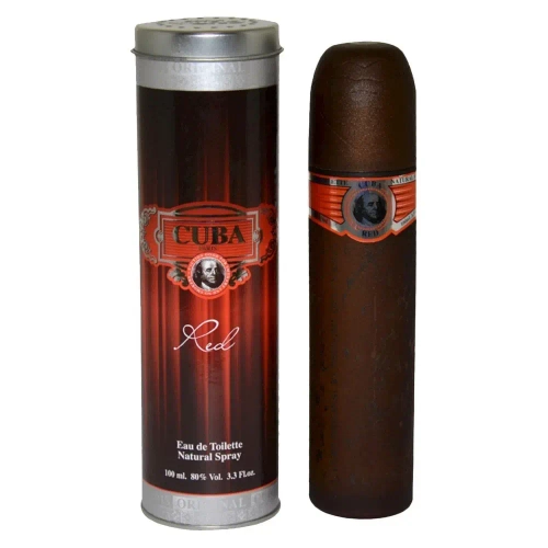 Мужская парфюмерия Cuba Red EDT 100 мл туалетная вода с нотами меха дубового, древесных, специй и табака.
