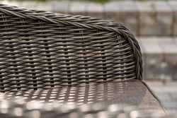 "Равенна" обеденная группа плетеная, цвет графит