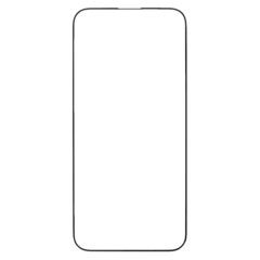 Защитное стекло 5D на весь экран 0.33 мм для iPhone 15 Pro Max (Черная рамка)
