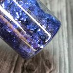 Хлопья Индиго прозрачные для дизайна ногтей, маникюра, бодиарта, макияжа...