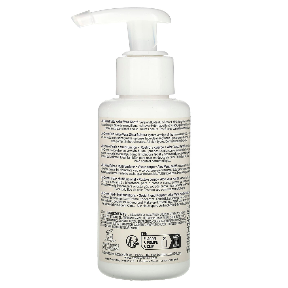 Embryolisse, Lait-Creme Fluide, многофункциональное питательное и увлажняющее крем-молочко, 75 мл (2,54 жидк. унции)
