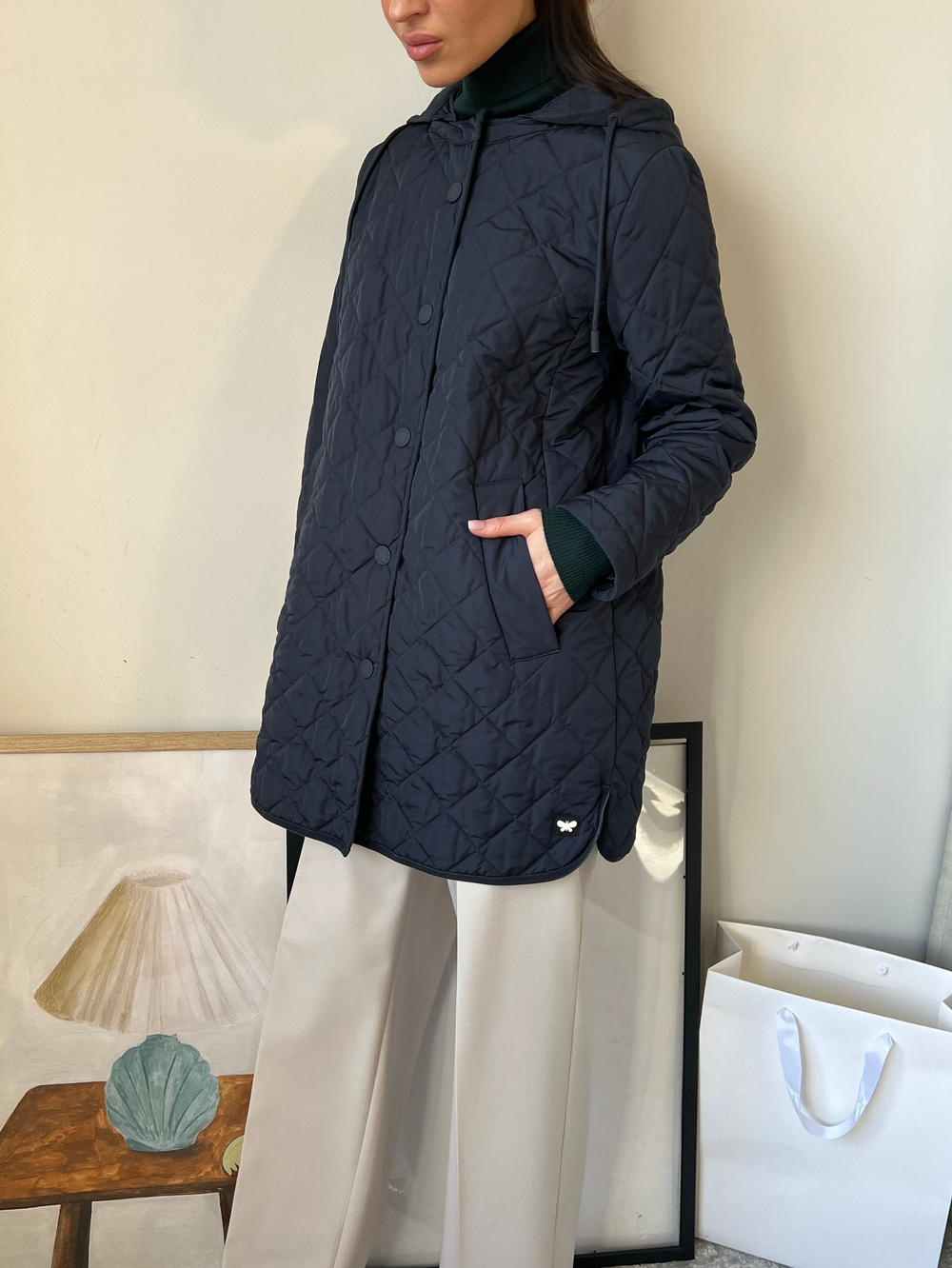 Стеганое пальто Weekend MaxMara, XS
