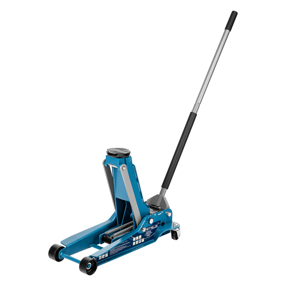 Домкрат гидравл. подкатной, быстр.подъем, 3,5т LOW PROFILE QUICK LIFT, 100-565 мм, проф Stels