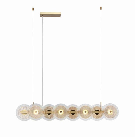 7033MD-1200BS/CL+CE BRASS METAL (1) Люстра (NW)