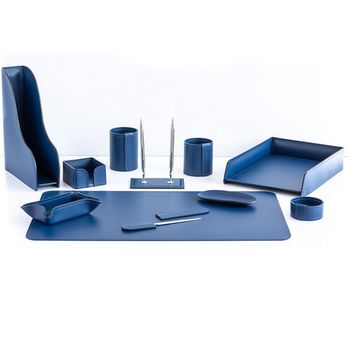 Настольный набор из кожи Cuoietto серии Business из 11 предметов (NBCS11.1)