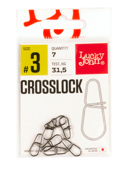 Застежки LJ Pro Series CROSSLOCK №003, 31.5кг, 7шт.