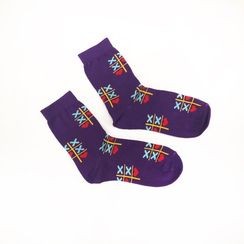 Носки BOOMERANGS Игра Х, фиолетовый