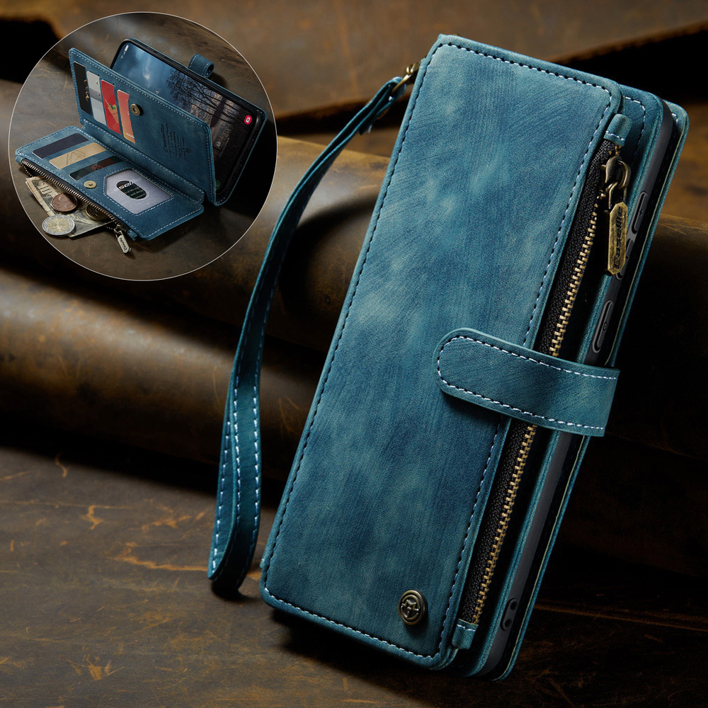 Многофункциональный чехол-кошелек CaseMe 3 in 1 Matte Wallet для Samsung Galaxy S25 Edge