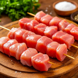 Шашлык куриный (филе бедра б/кости), 1 кг