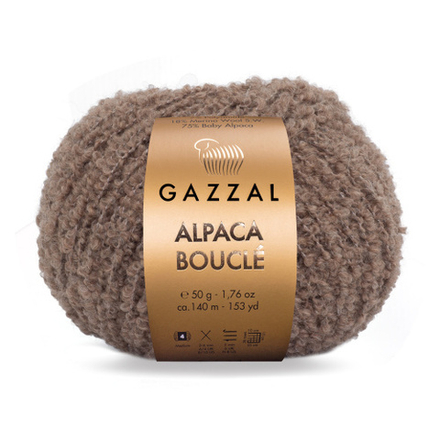 Пряжа для вязания Alpaca Boucle 126 Gazzal