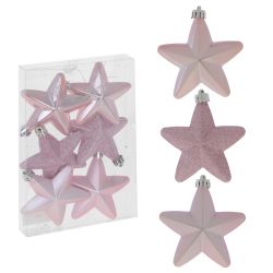GAEM Набор из 6шт Украшение новогоднее “Звезда”, L13 W2,5 H18,5 см