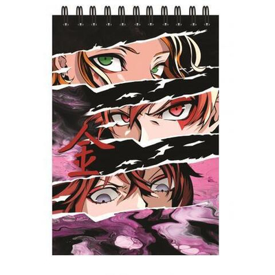 Блокнот А5 60л. клет. "Аниме глаза" (Центрум)