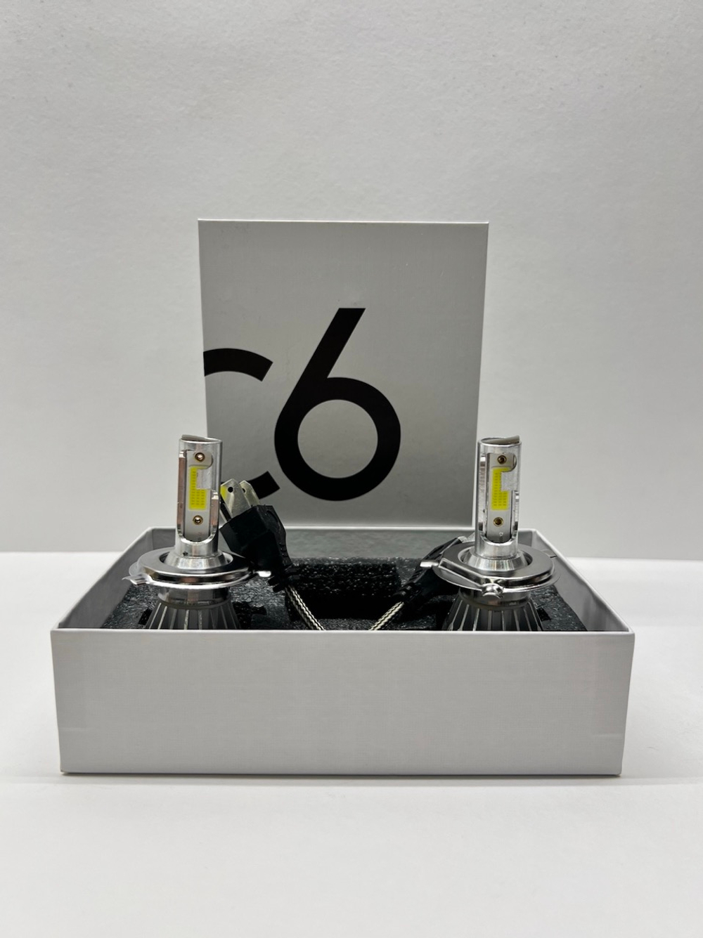 H4 / Автомобильные светодиодные лампы, H4, 36W, 3800 Lm, 12 вольт, LED Headlight C6, Серия СИ Шесть, TG (2 шт. / комплект)