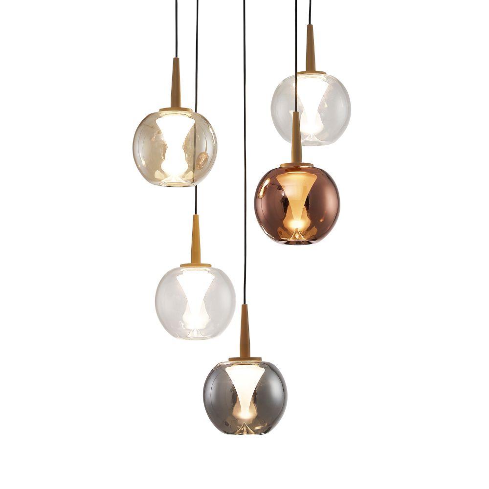 8932+5PL (8938-8941) Люстра подвесная ANDROMEDA