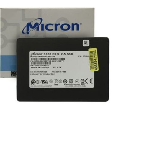 Серверный SSD MICRON 5300 PRO 1.9 ТБ
