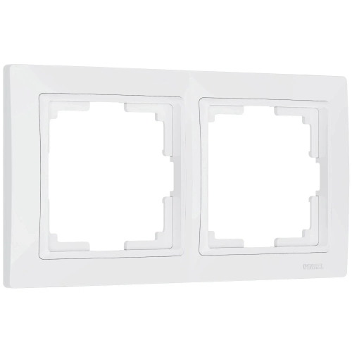 Рамка на 2 поста Snabb Basic (белый) W0022001