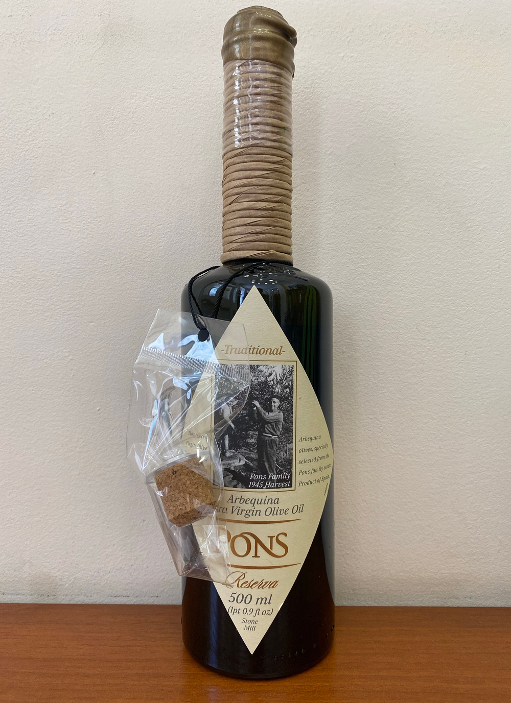 Оливковое Масло испанское PONS Reserva Arbequina Organic (Bio) Extra Virgin, 500 мл Испания, КАТАЛОНИЯ