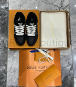 Купить черные кроссовки LV Trainer Louis Vuitton премиум класса