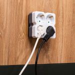 Четверник электрический 16А с/з белый REXANT