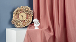 Настенные кварцевые часы с календарём Zodiac Wall Clock (Зодиак) от ROKR - Деревянный конструктор, сборная механическая модель, 3D пазл