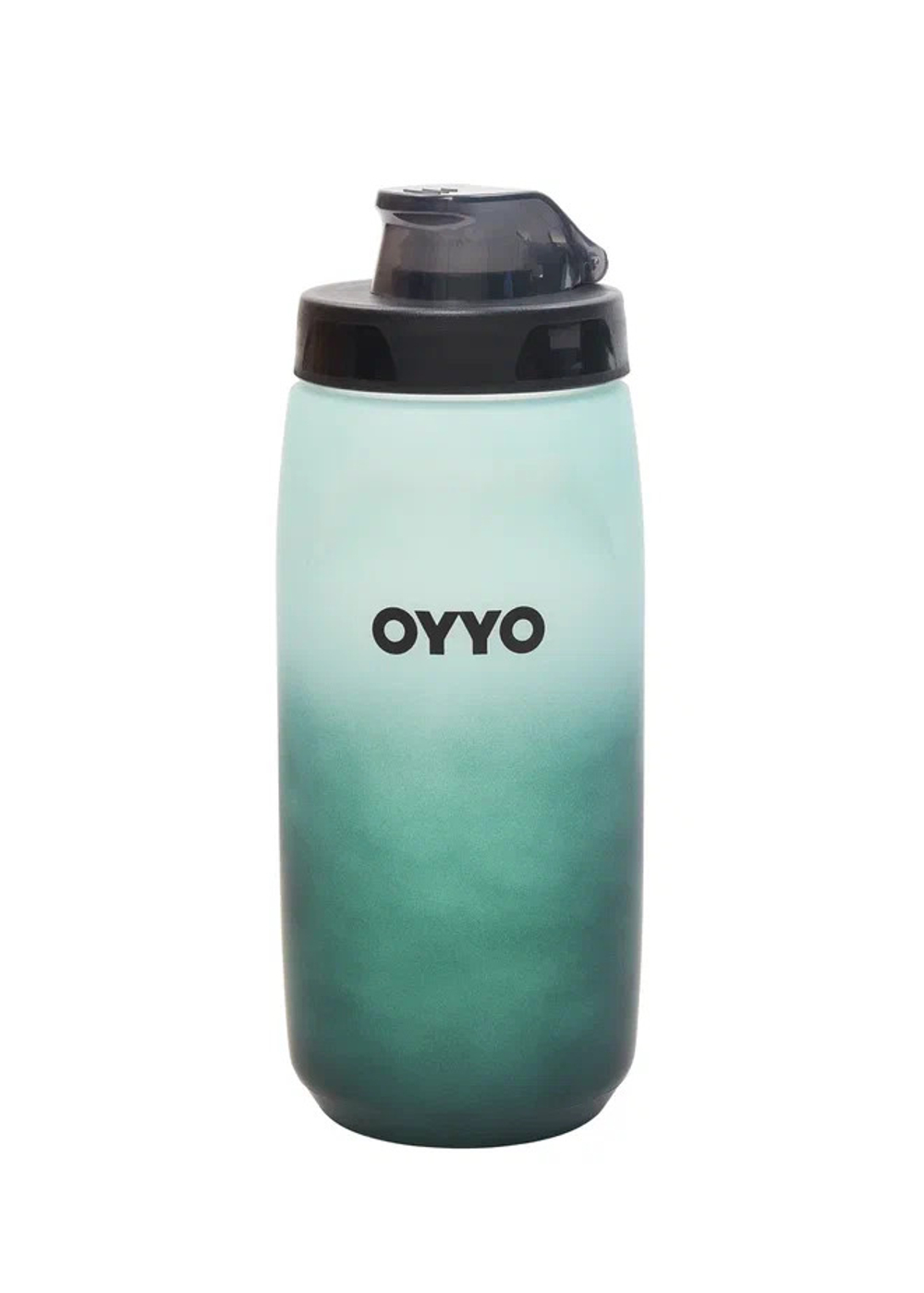 Фляга с крышкой OYYO, BT03, 620 мл, градиент, пищевой пластик ((), черно-серый)