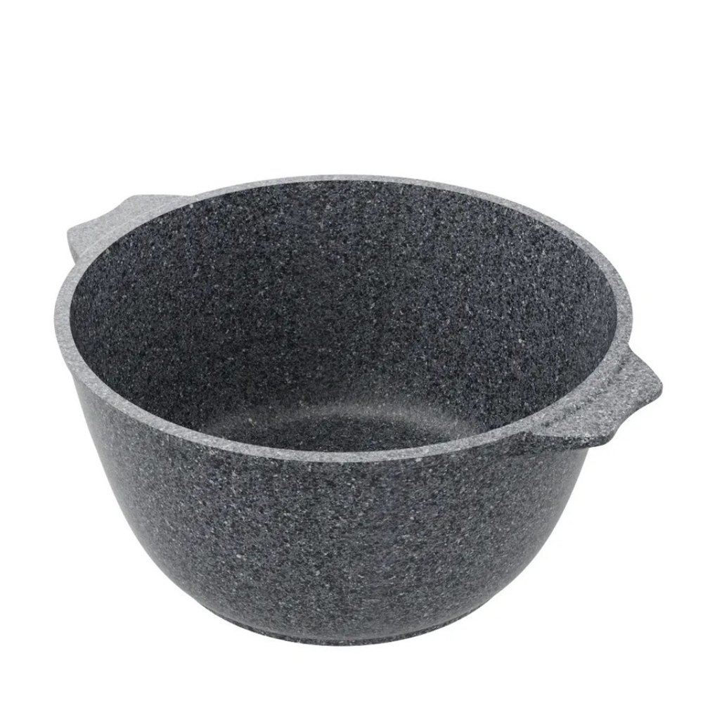 Кастрюля алюм, антиприг, 3 л, с крыш, крыш стекло, кругл, Мечта, Premium grey, 43901, сер