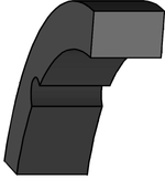 A313-105 Противозагрязняющее штоковое уплотнение 105-113-6,2