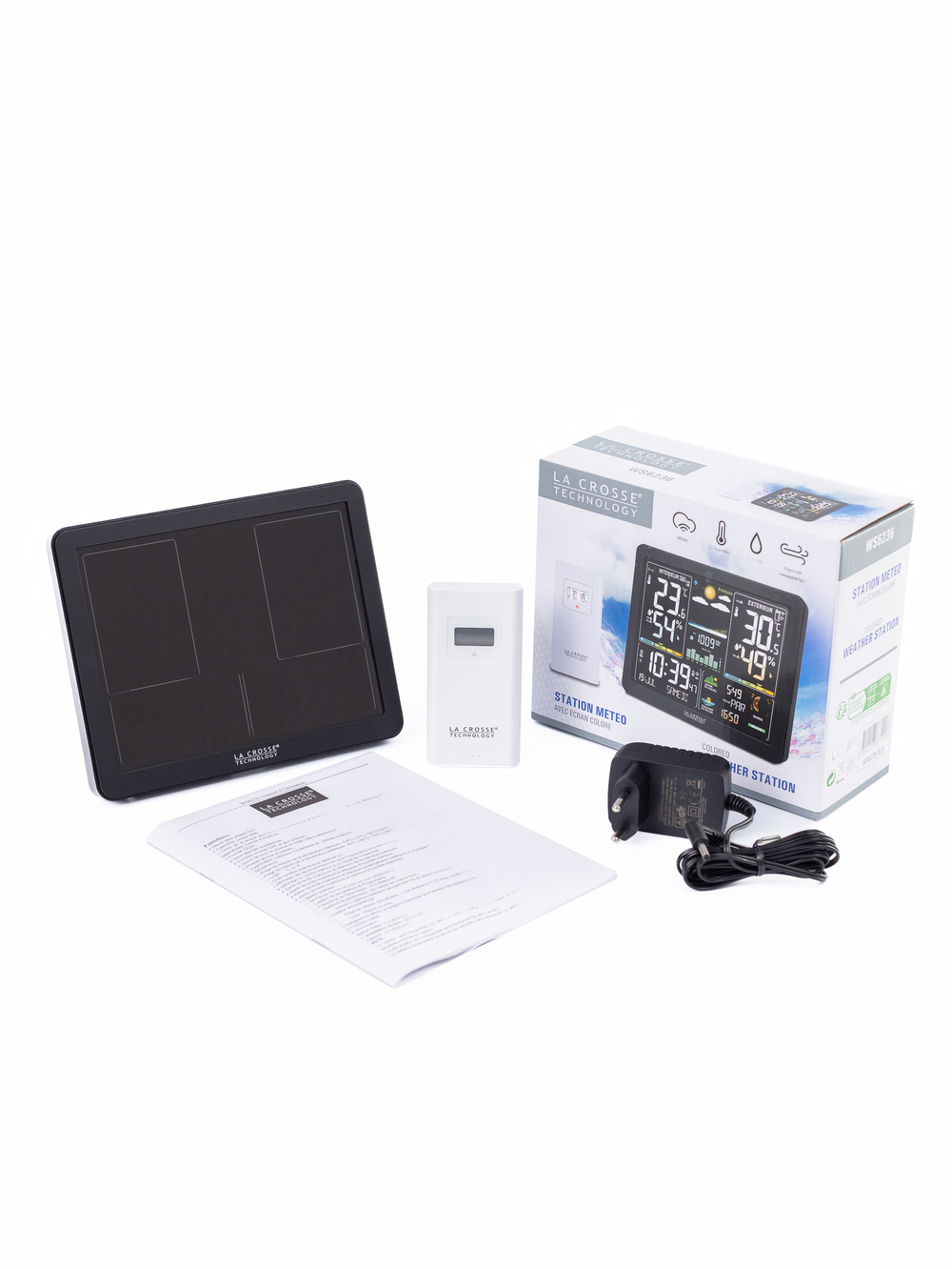 Погодная станция LA CROSSE WS6236, с цветным экраном, давлением