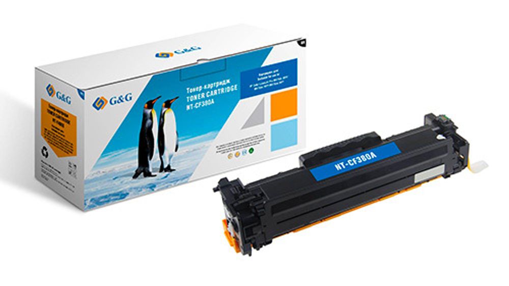 Картридж G&amp;G аналог HP CF380A (312A) для CLJ Pro M476dn/M476dw/M476nw, с чипом (2400стр.), черный
