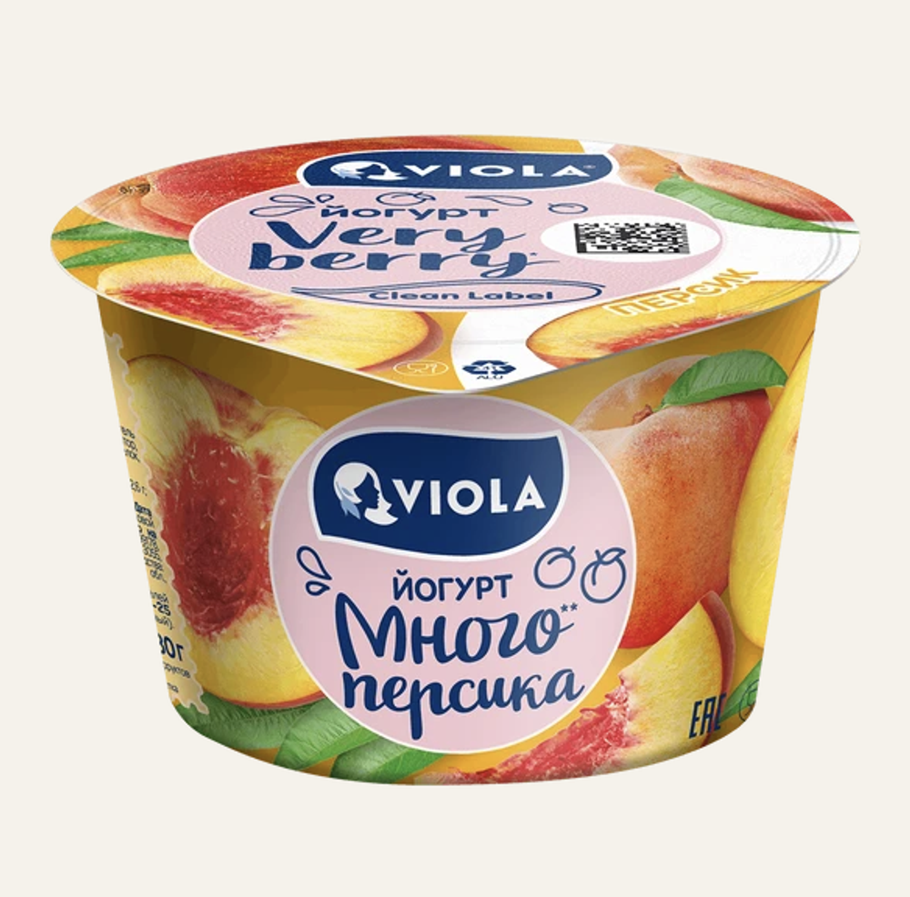Йогурт Viola Very Berry 2,6 % 180 гр.