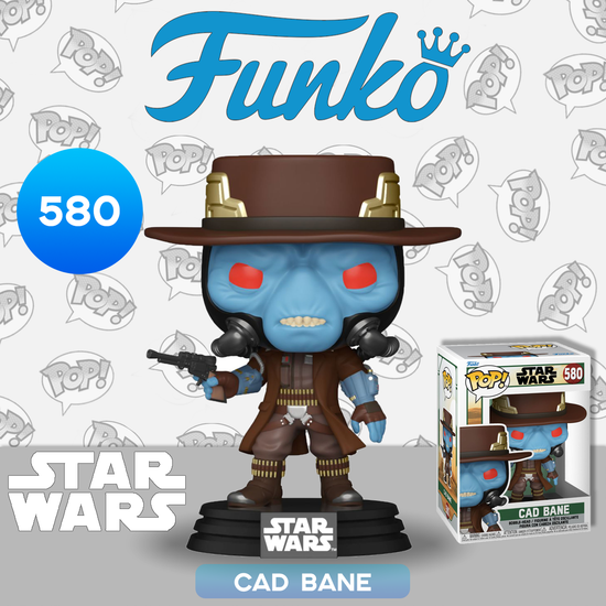 Фигурка Funko POP! Bobble Star Wars Book of Boba Fett Cad Bane (580) 68649 / Фигурка Фанко ПОП! по мотивам сериала "Книга Бобы Фетта", Кэд Бэйн