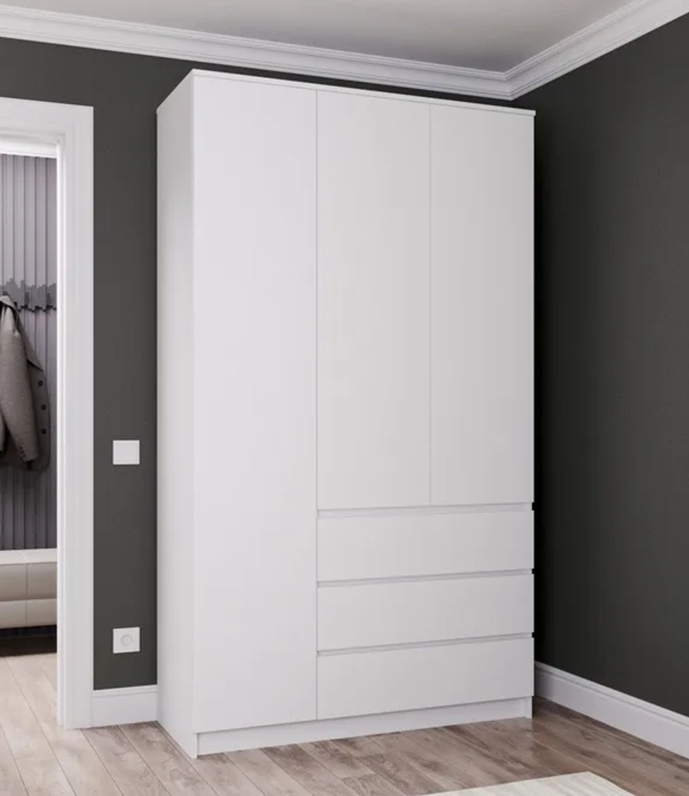 Шкаф Мори МШ 1200.1 Белый