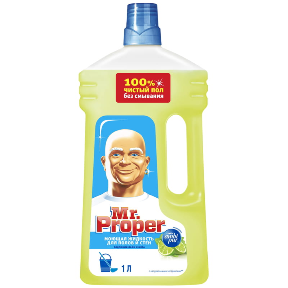 Моющее средство Mr.Proper Бодрящий лайм и мята 1 л