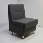 Стильный компактный диван Фабрики ОНИКС из практичного и износостойкого материала с оригинальным дизайном, вместительным ящиком для хранения, мягким наполнителем для дома, дачи и офиса