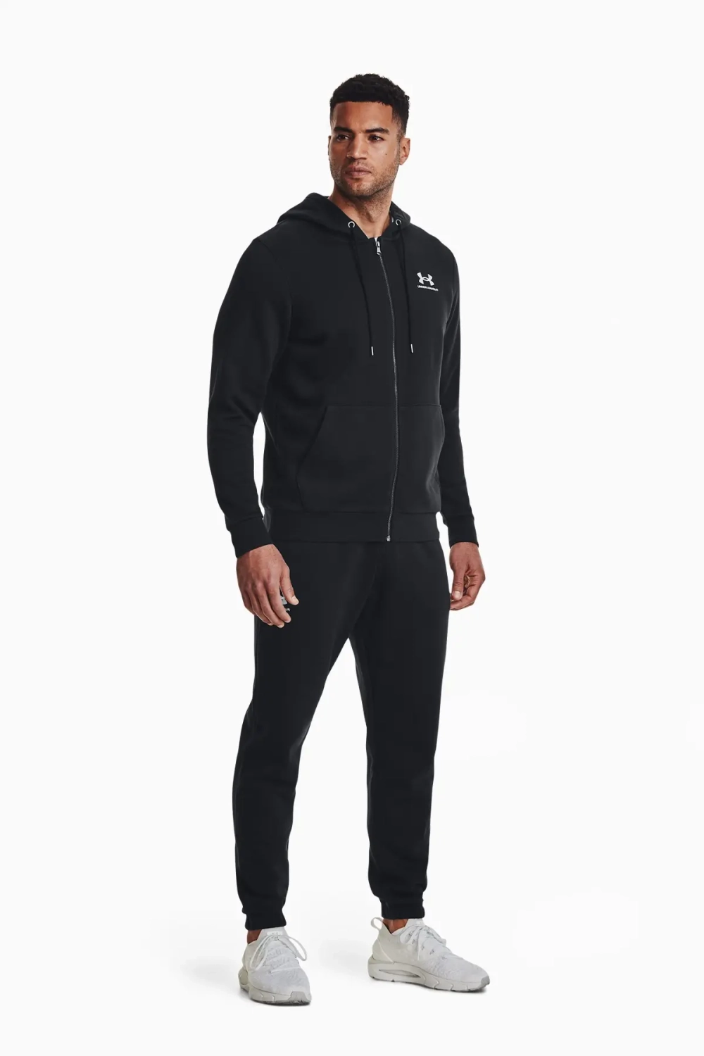 Кофта Under Armour Essential Fleece FZ - черный