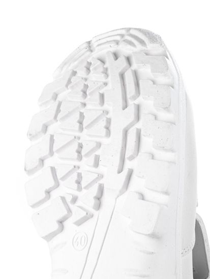 Полуботинки белые ПУ, МП