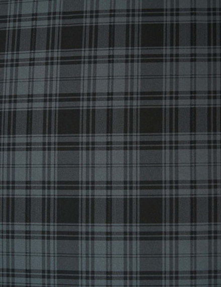 Ткань Пикачу клетка для школьной формы, 225 гр/м2, 150 см, Серый