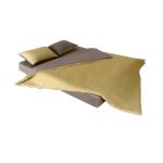 Комплект наволочек 50х70 BuyColor, 2 шт. (сатин) Шоколад/Горчица