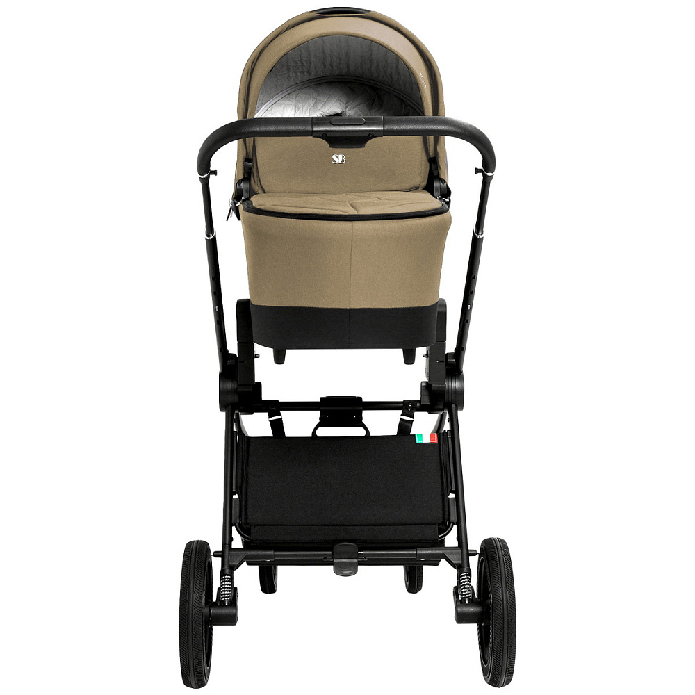 Коляска 4 в 1 Sweet Baby Stella + автокресло Elegante Plus с базой i-Size ISOFIX DK780 Beige