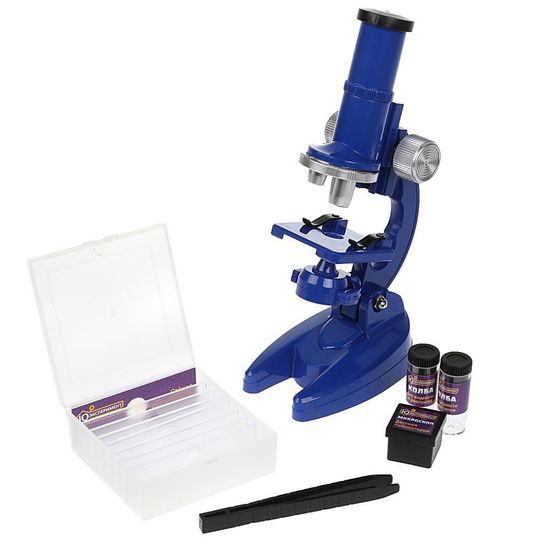 Микроскоп 10 компонентов, кор.19*23,7*8,5см IQ эксперимент